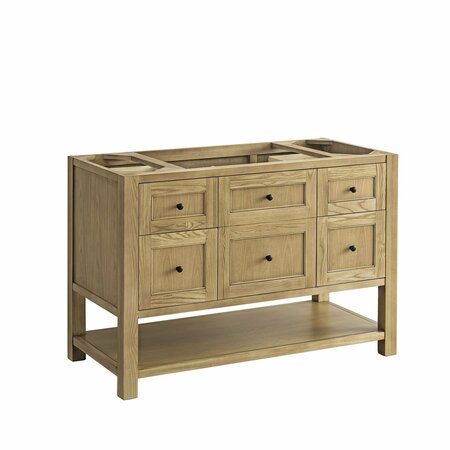 James Martin Vanities Breckenridge 48in Single Vanity Cabinet, Light Natural Oak 330-V48-LNO